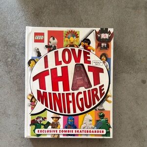 LEGO I Love That Minifigure Book with Red and White Cover